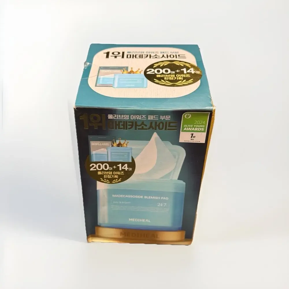 Mediheal Madecassoside Blemish Pad 100 Pads + 100 Refill (200 Count) Korean Skin